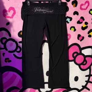 Victoria’s secret Fold over flare yoga pants